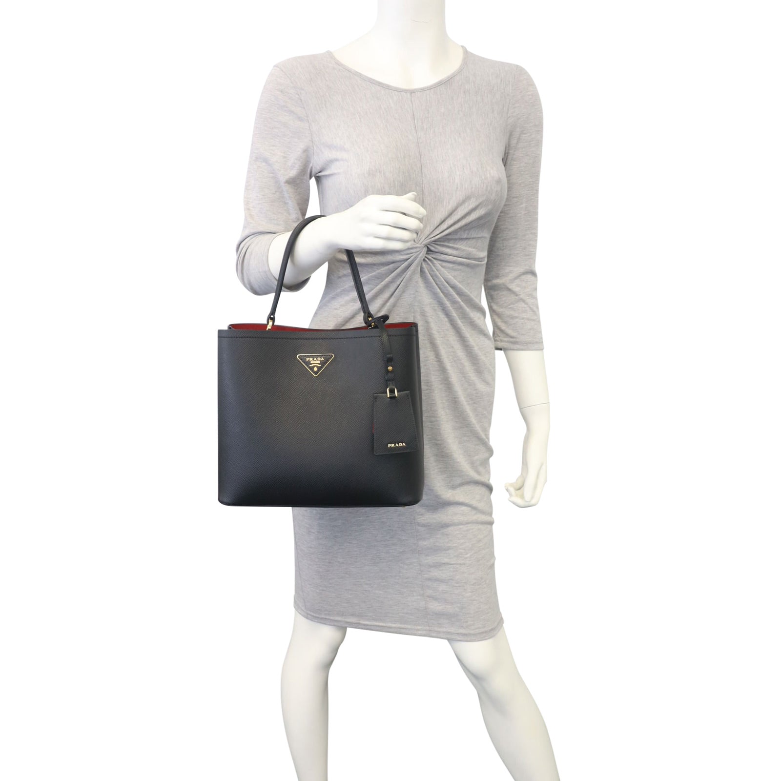 Prada Panier Saffiano Tote Mannequin
