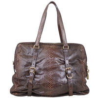 Prada Python Jewelled Tote Back