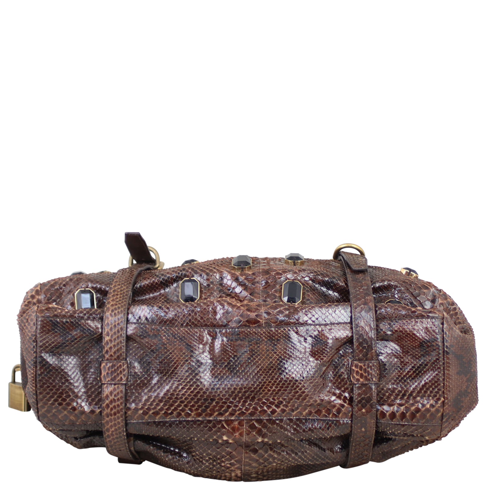 Prada Python Jewelled Tote Base