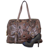 Prada Python Jewelled Tote Shoe