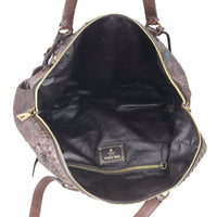Prada Python Jewelled Tote Whole interior