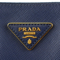 Prada Saffiano Lux Double-zip Tote Large Logo