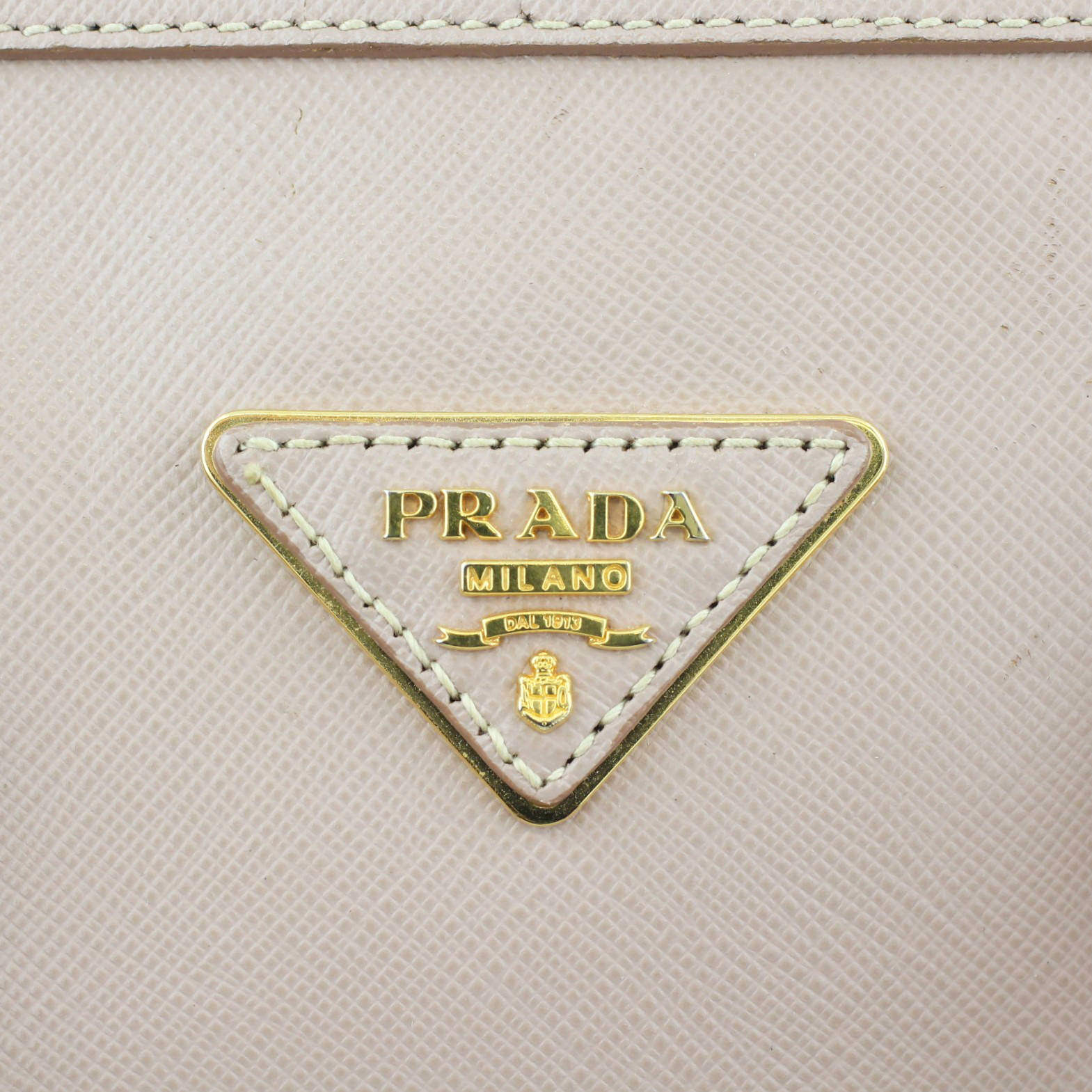 Prada Saffiano Bowler Bag Exterior