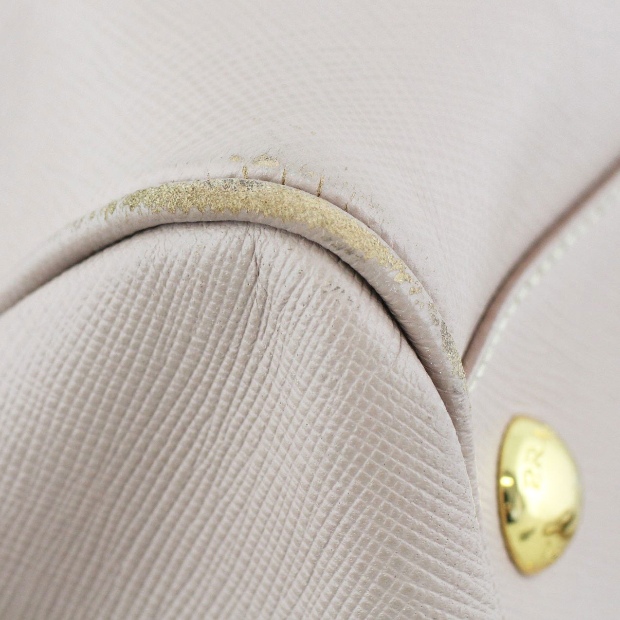 Prada Saffiano Bowler Bag Flaw 2