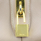 Prada Saffiano Bowler Bag Lock