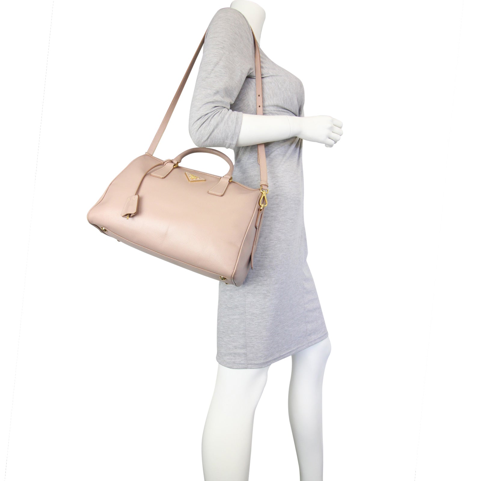 Prada Saffiano Bowler Bag Mannequin
