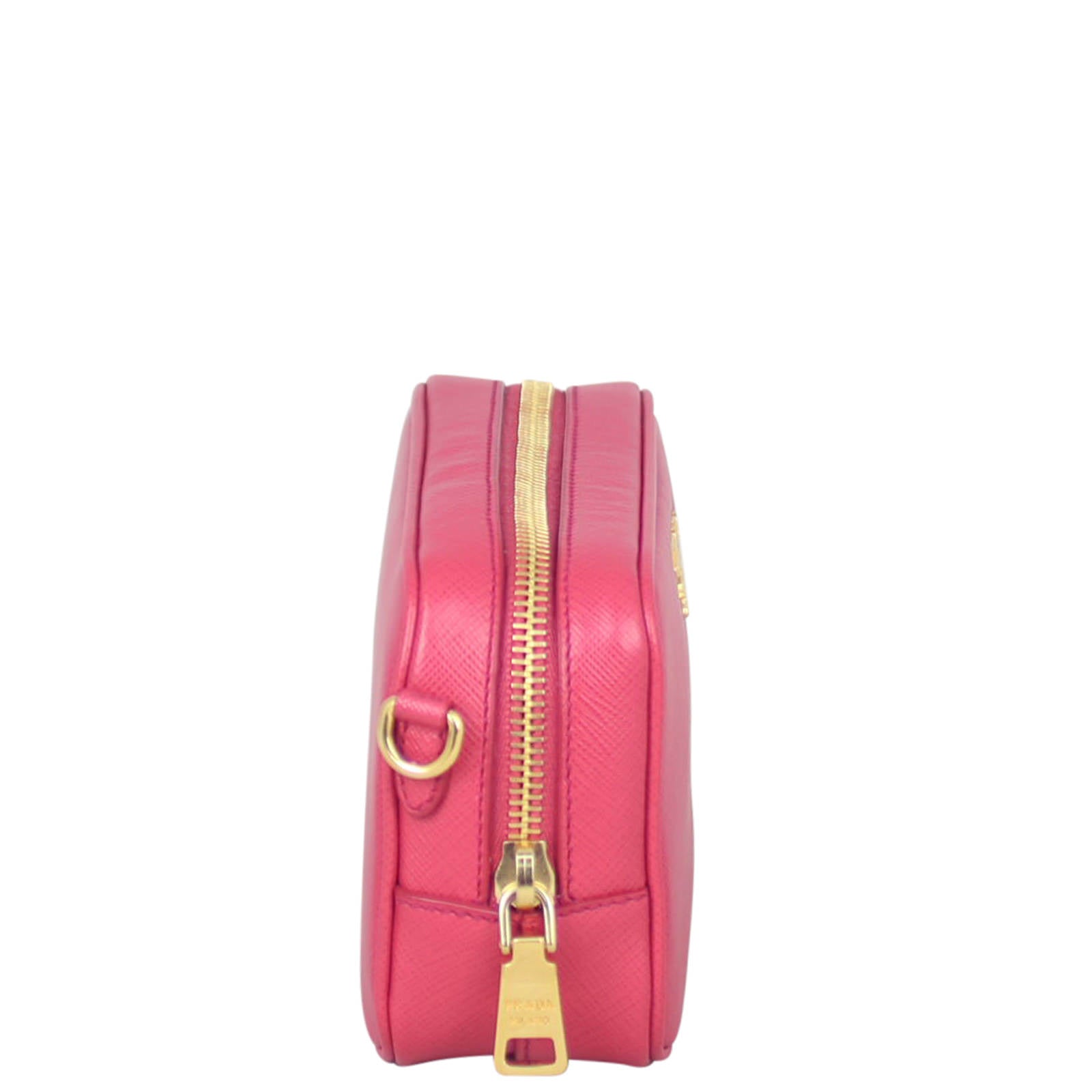 Prada Saffiano Camera Crossbody Bag Mini Side