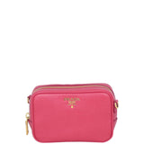 Prada Saffiano Camera Crossbody Bag Mini Front