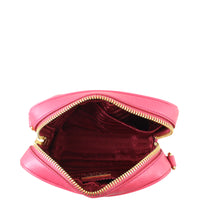 Prada Saffiano Camera Crossbody Bag Mini Whole interior