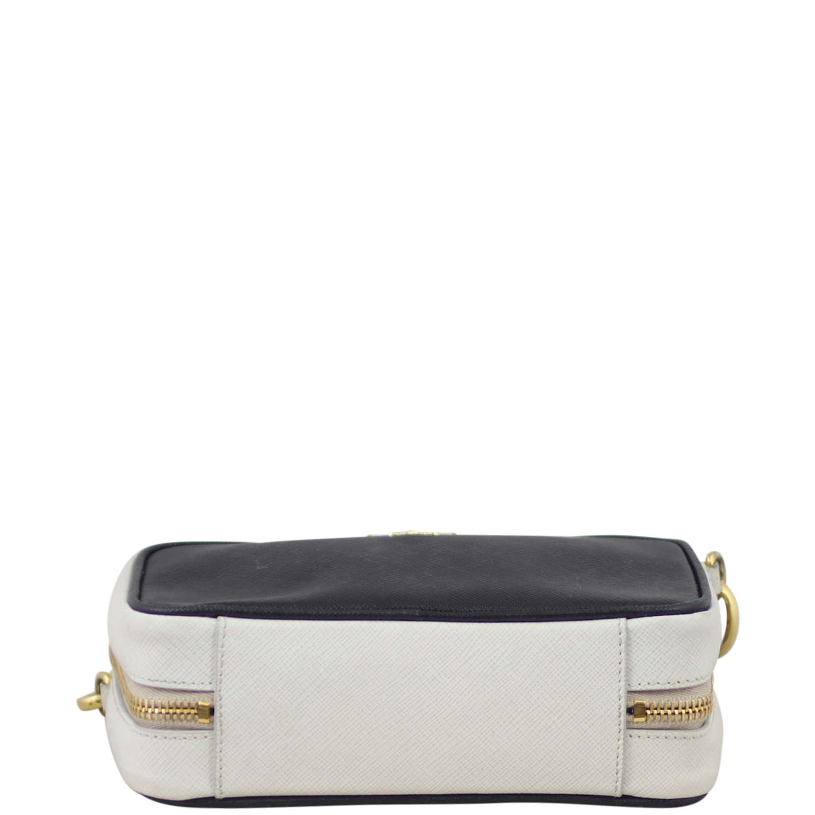 Prada Saffiano Camera Crossbody Chain Bag Base