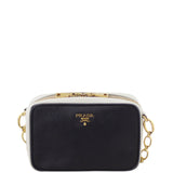 Prada Saffiano Camera Crossbody Chain Bag Front
