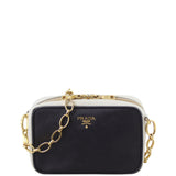 Prada Saffiano Camera Crossbody Chain Bag Front