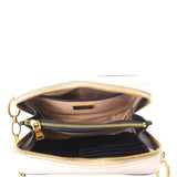 Prada Saffiano Camera Crossbody Chain Bag Interior