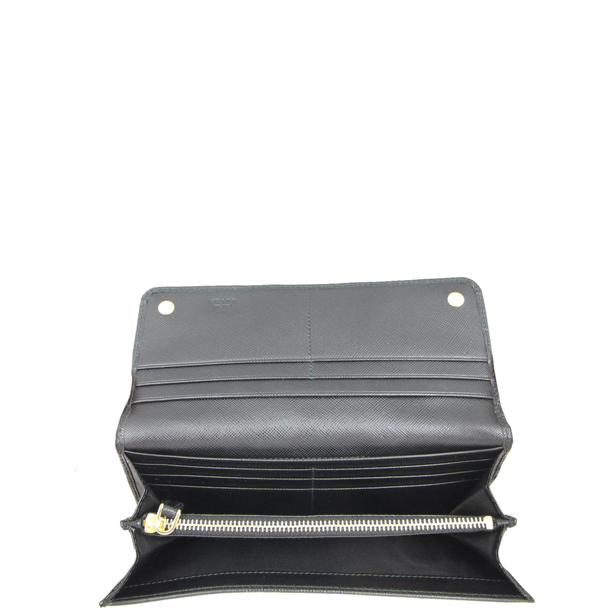 Prada Saffiano Chic Continental Wallet Interior