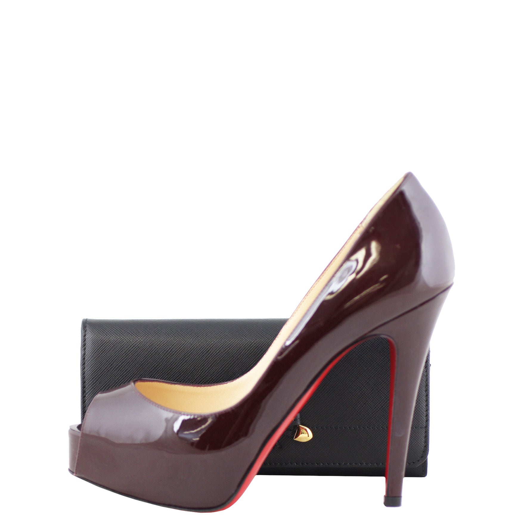 Prada Saffiano Chic Continental Wallet Scale