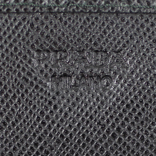 Prada Saffiano Chic Continental Wallet Stamp