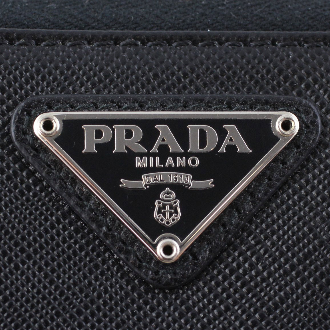 Prada Saffiano Coin Purse Logo