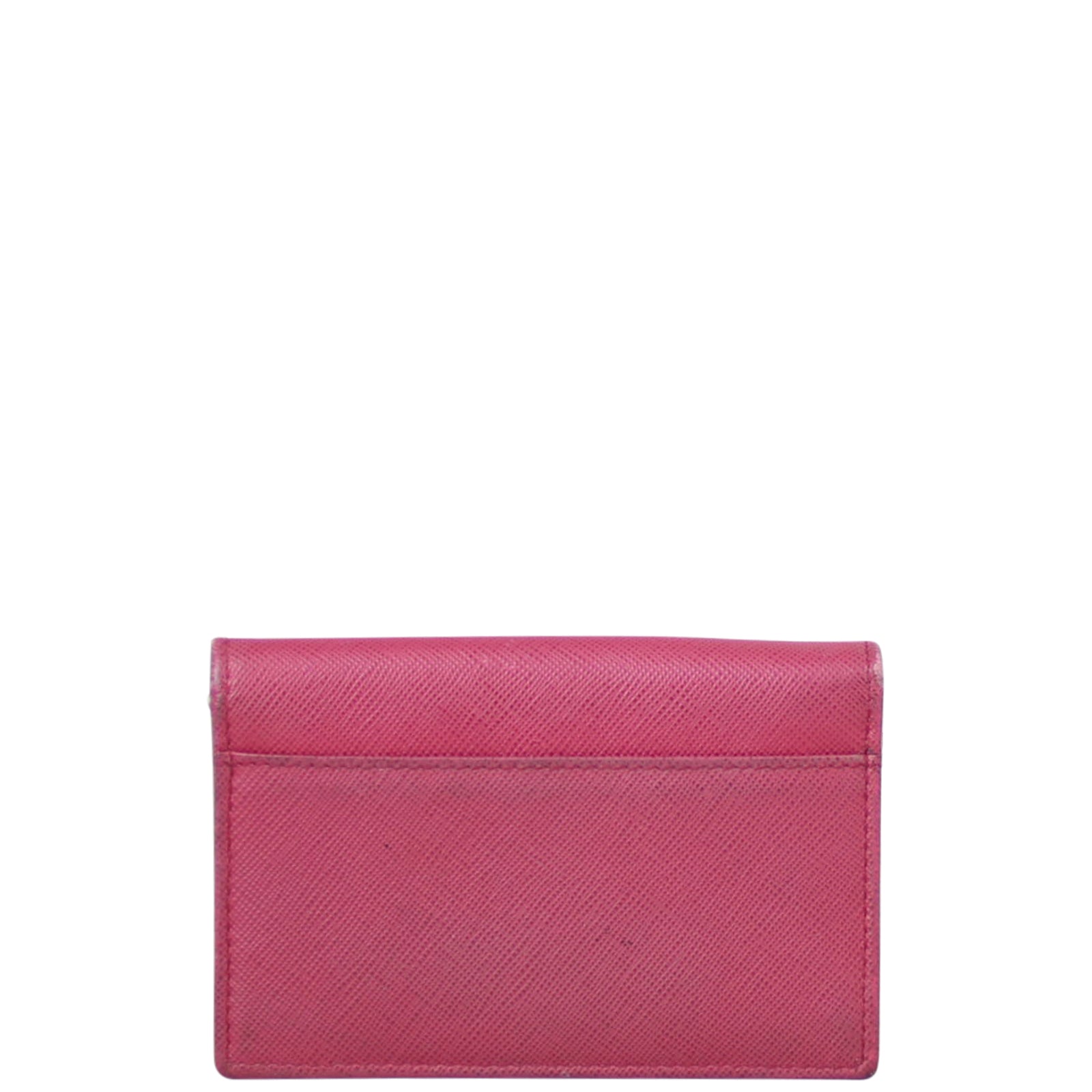 Prada Saffiano Compact Wallet Back