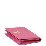 Prada Saffiano Compact Wallet Corner