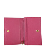 Prada Saffiano Compact Wallet Whole interior