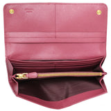 Prada Saffiano Continental Bow Wallet Interior