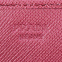 Prada Saffiano Continental Bow Wallet Stamp