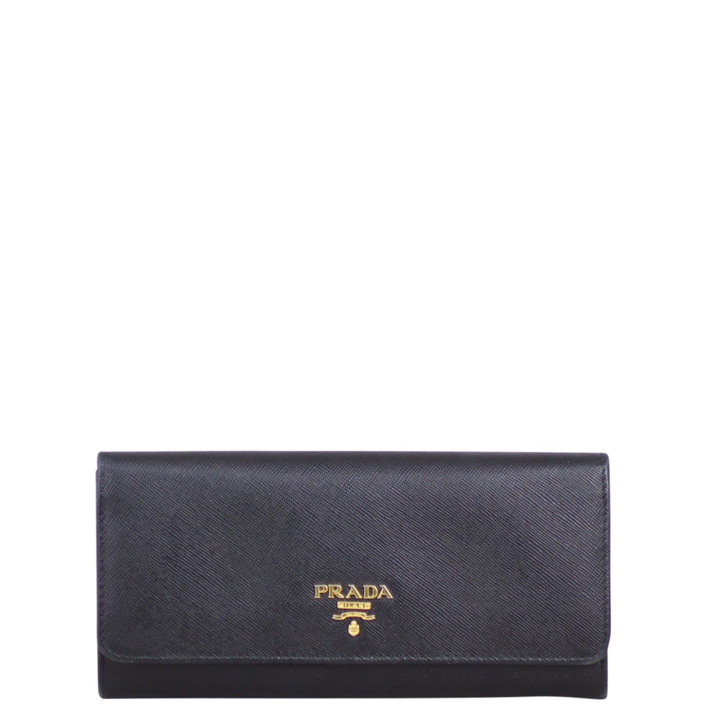 Prada Saffiano Continental Wallet Front