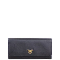 Prada Saffiano Continental Wallet Front
