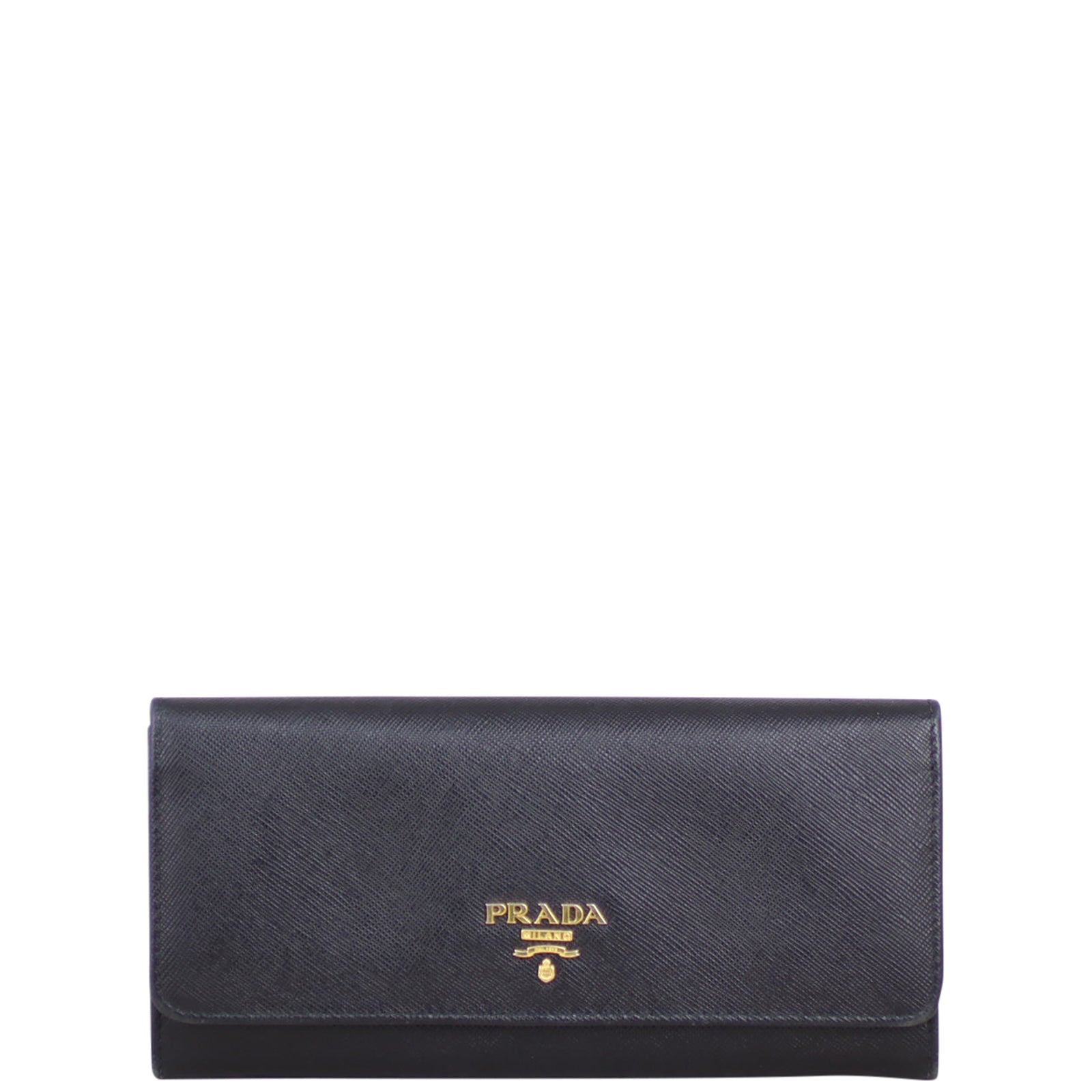 Prada Saffiano Continental Wallet Front
