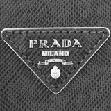 Prada Saffiano Cuir Double Bag Large Logo