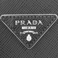Prada Saffiano Cuir Double Bag Large Logo