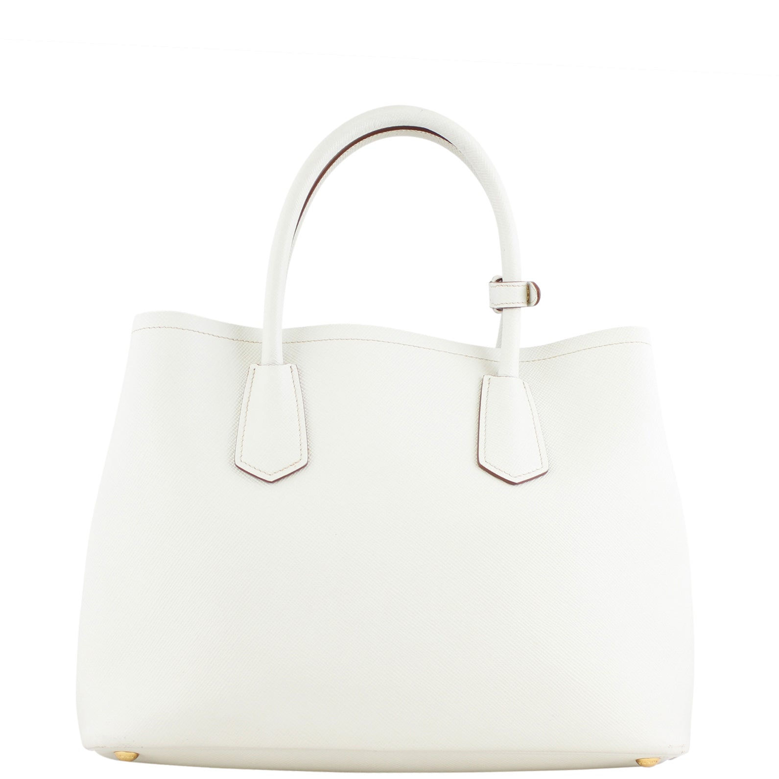 Prada Saffiano Cuir Double Bag Medium Back