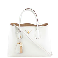 Prada Saffiano Cuir Double Bag Medium Front