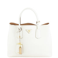 Prada Saffiano Cuir Double Bag Medium Front