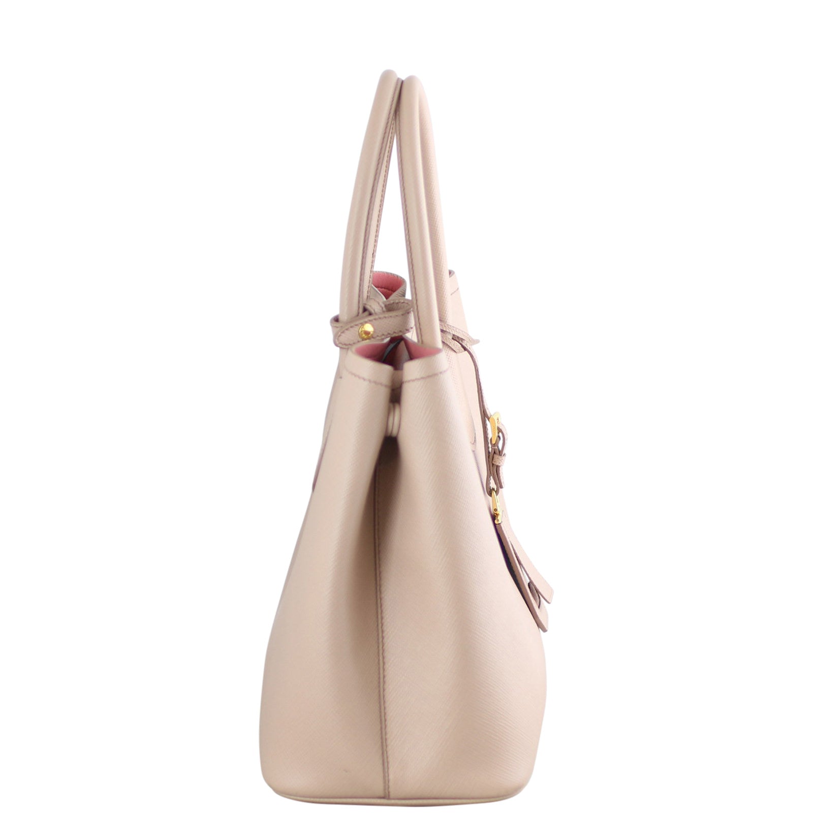 Prada Saffiano Cuir Double Bag Medium Right