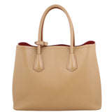 Prada Saffiano Cuir Double Bag Medium Back