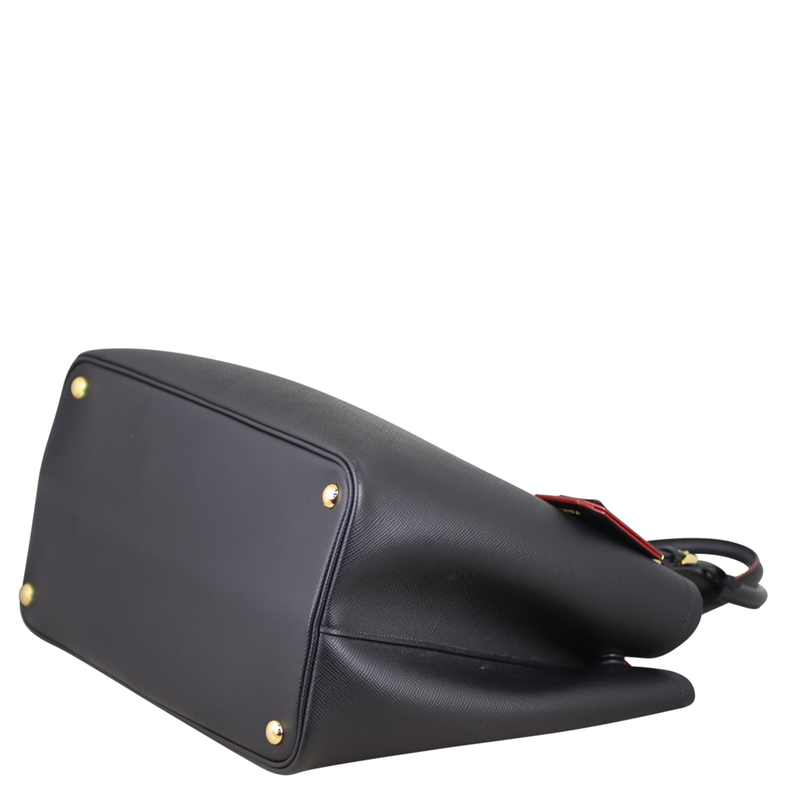 Prada Saffiano Cuir Double Bag Medium Corner