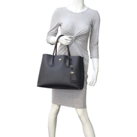 Prada Saffiano Cuir Double Bag Medium Mannequin