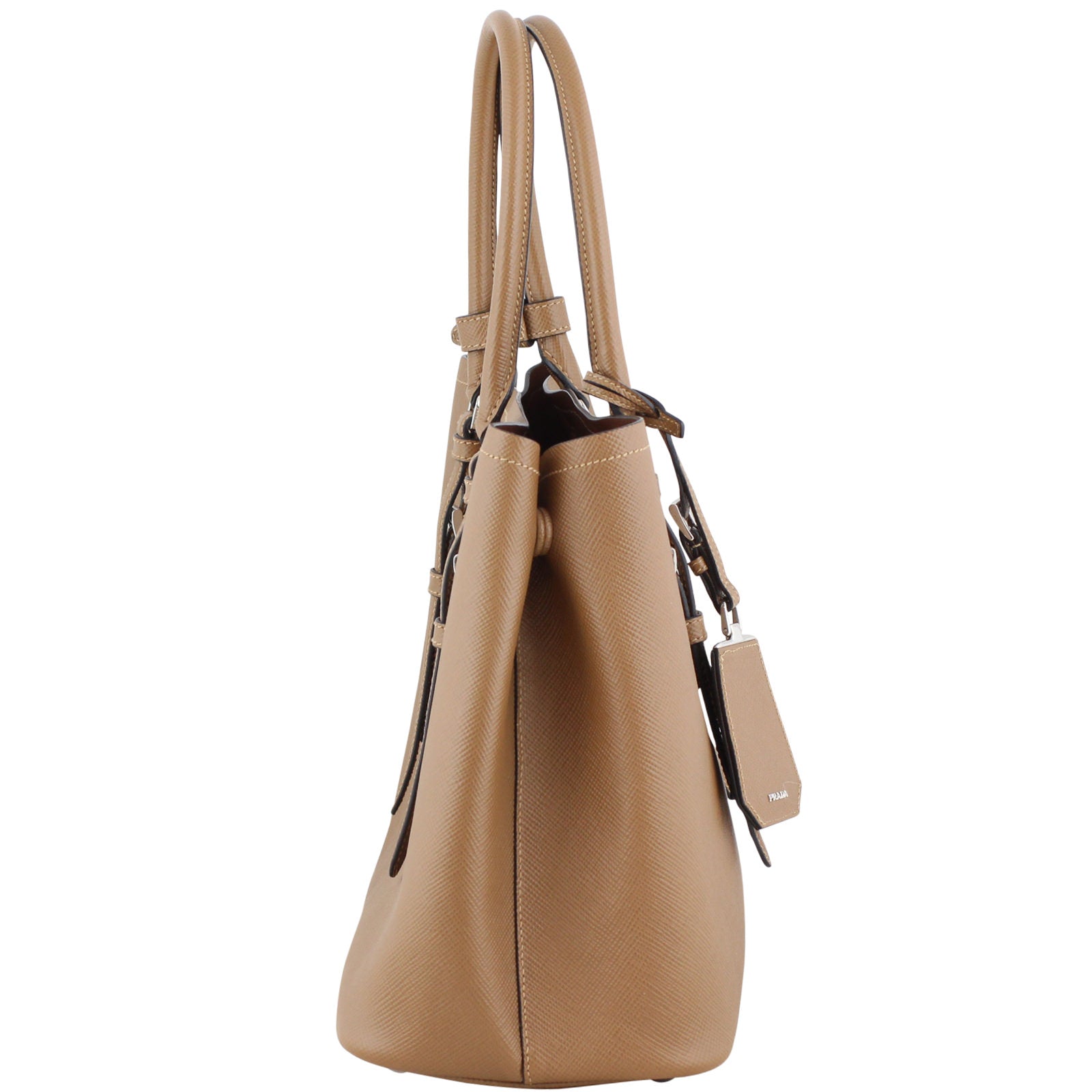 Prada Saffiano Cuir Double Bag Right
