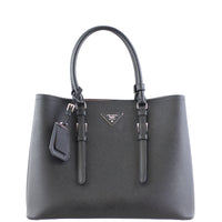 Prada Saffiano Cuir Double Bag Large Front