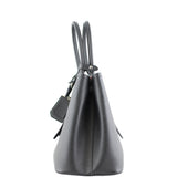 Prada Saffiano Cuir Double Bag Large Left