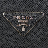 Prada Saffiano Cuir Double Bag Large Logo