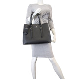 Prada Saffiano Cuir Double Bag Large Mannequin