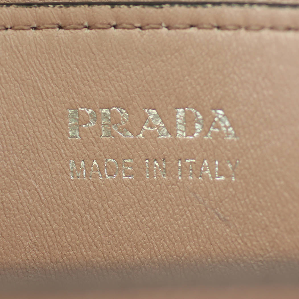 Prada Saffiano Cuir Double Bag Large Stamp
