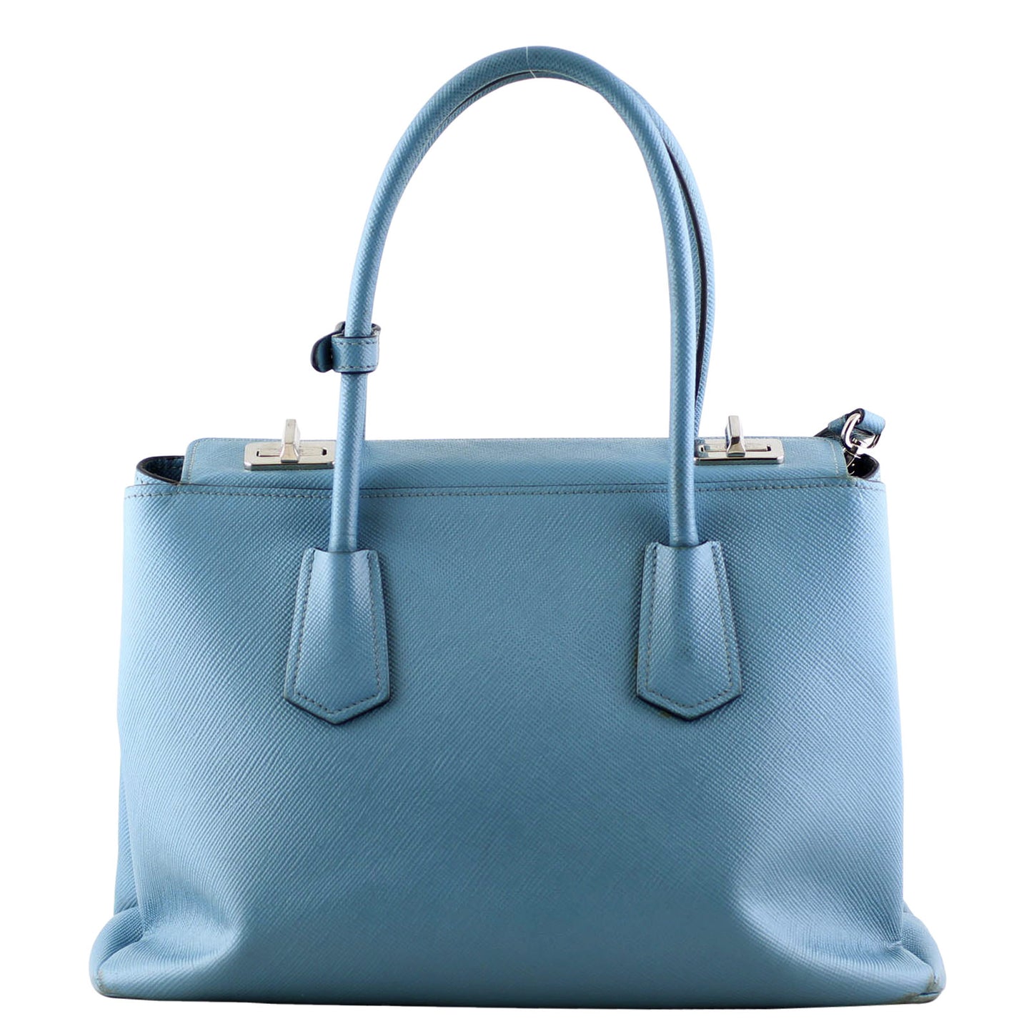 Prada Saffiano Cuir Twin Tote Back