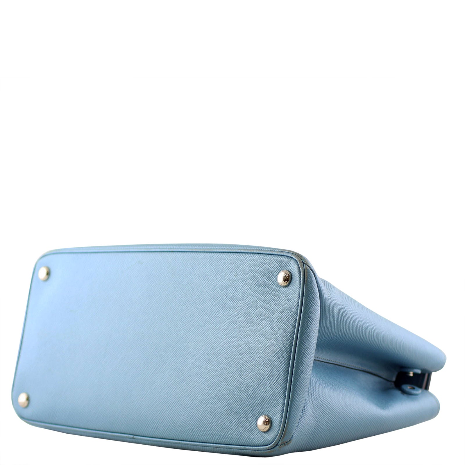 Prada Saffiano Cuir Twin Tote Corner