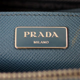 Prada Saffiano Cuir Twin Tote Logo