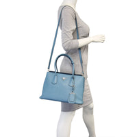 Prada Saffiano Cuir Twin Tote mannequin