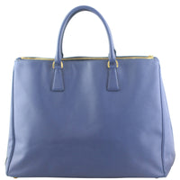 Prada Saffiano Double Zip Tote Large Bag Back