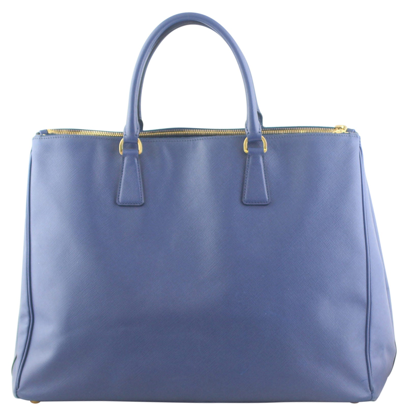 Prada Saffiano Double Zip Tote Large Bag Back